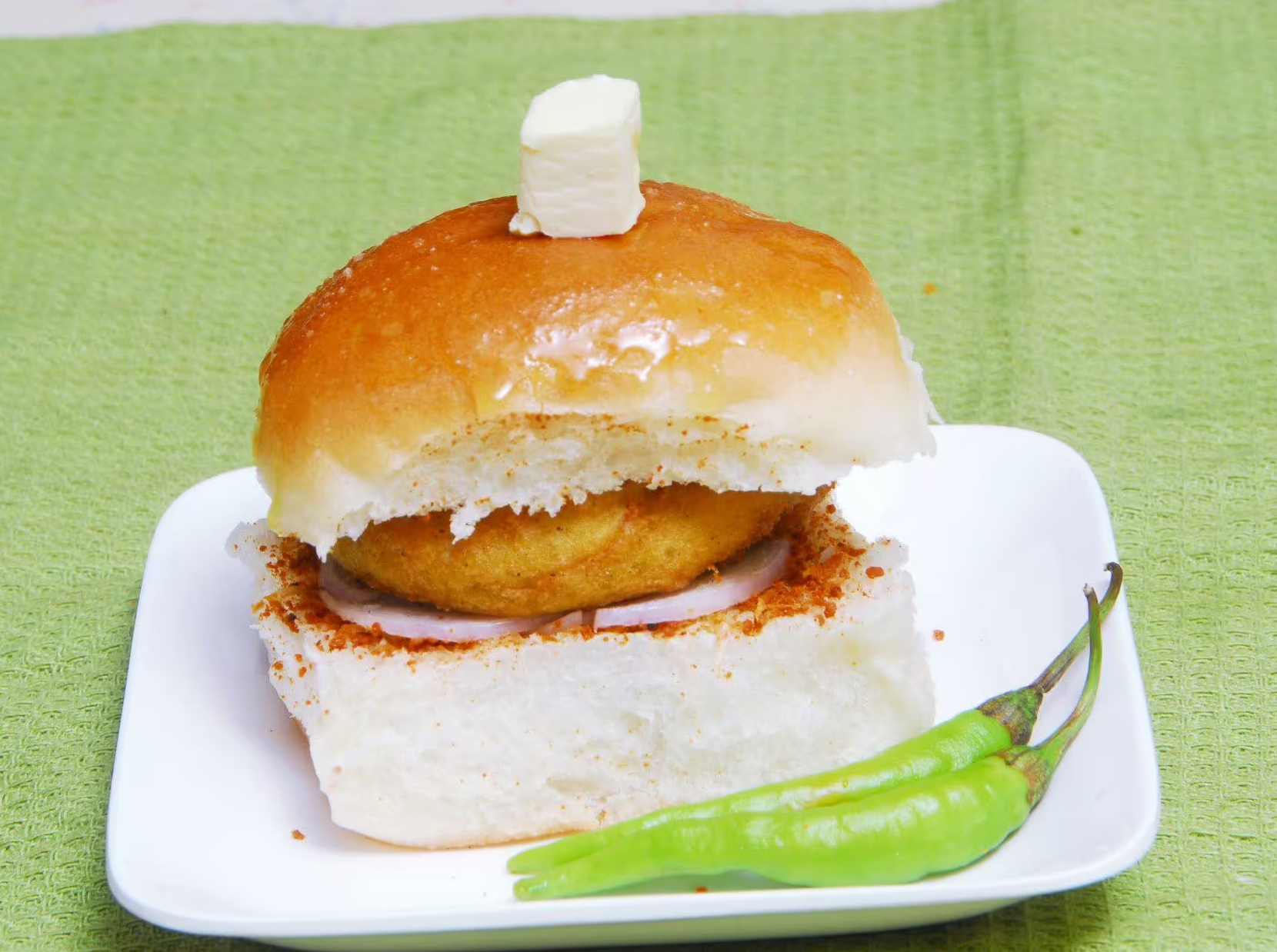 butter-vada-pav
